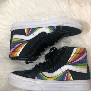 Vans Rainbow Sneakers Women Size 7 / Men Size 5.5